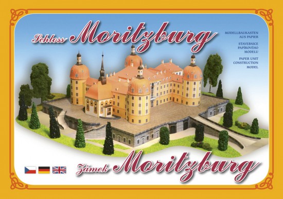 Stavebnice papírového modelu Zámek Moritzburg