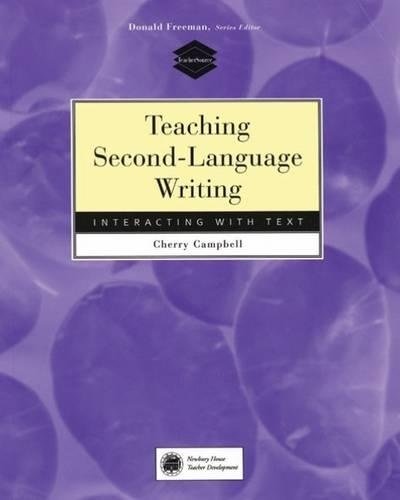 BOOKS FOR TEACHERS: TEACHING SECOND LANGUAGE WRITING