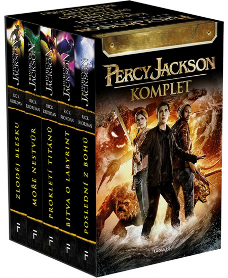 PERCY JACKSON - komplet 1.-5.díl - box