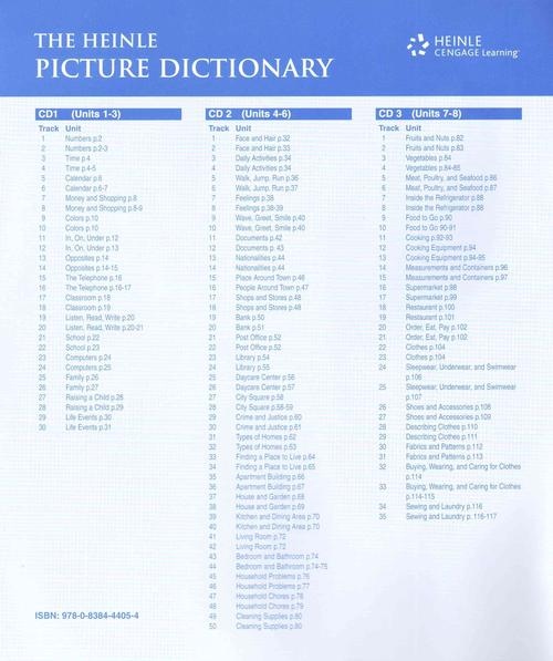 HEINLE PICTURE DICTIONARY - AUDIO CD