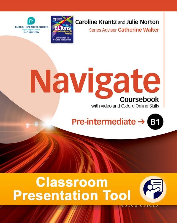 Navigate Pre-intermediate B1: Classroom Presentation Tool Coursebook eBook (OLB)