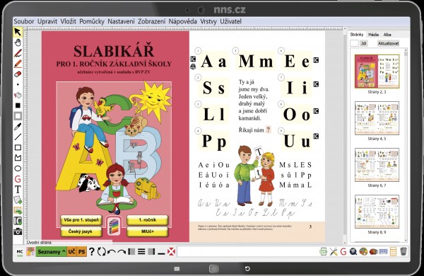 MIUč+ Živá abeceda, Slabikář, Písanka 1-4 (sada) - školní licence pro 1 učitele na 1 školní rok 1-97-T1