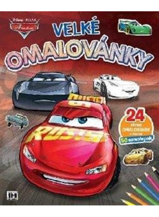 Auta - Velké omalovánky