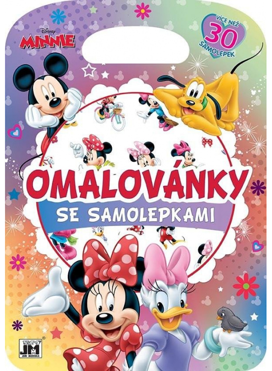 Minnie - Omalovánky se samolepkami