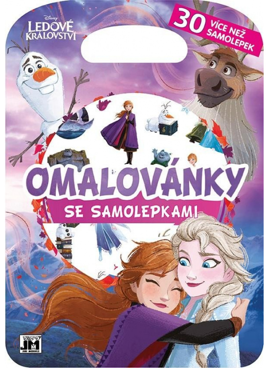 Ledové království - Omalovánky se samolepkami