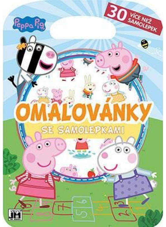 Peppa Pig - Omalovánky se samolepkami