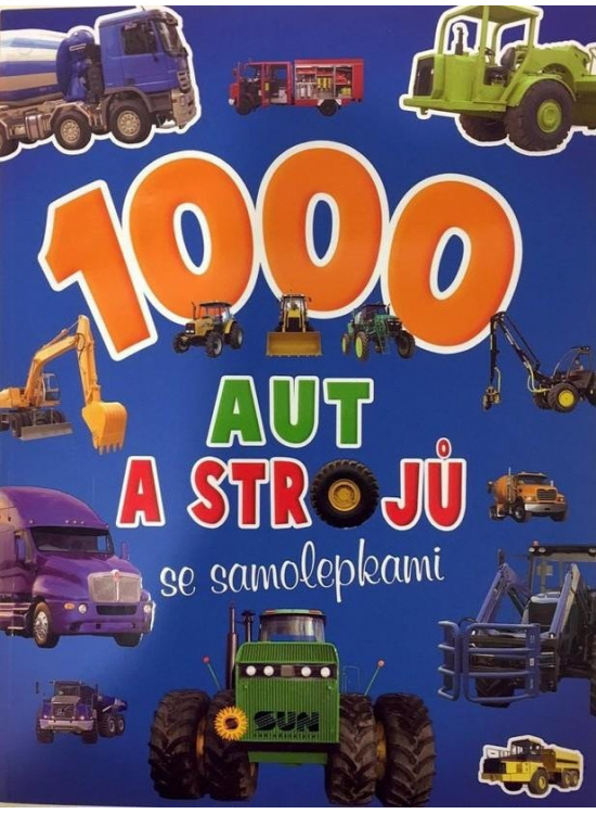 1000 aut a strojů se samolepkami NAKLADATELSTVÍ SUN s.r.o.