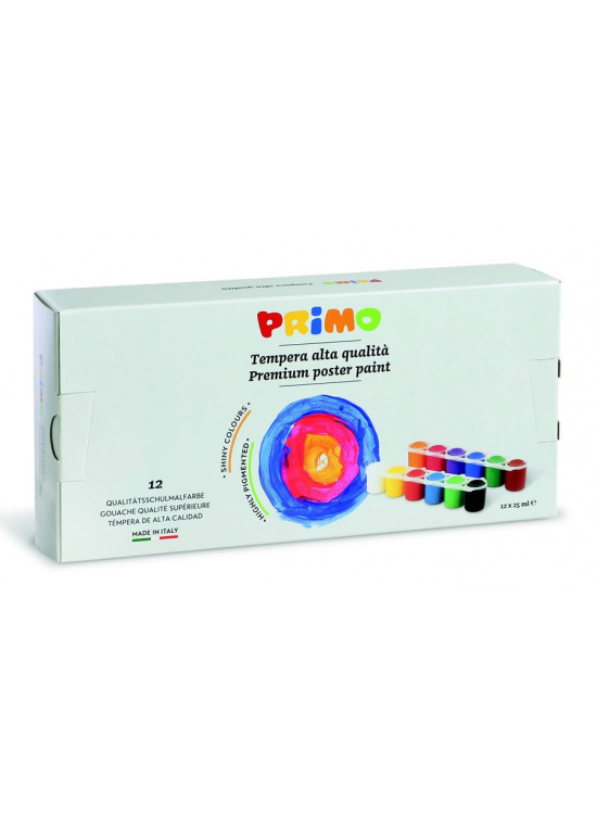 PRIMO Temperové barvy 12 x 25 ml