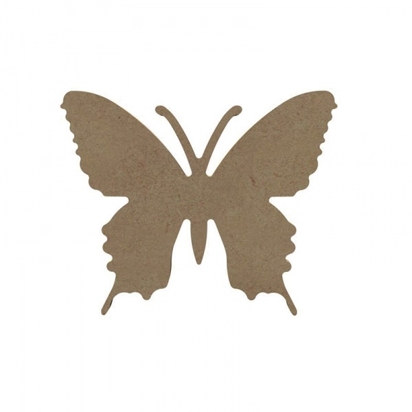 Dřevěný výřez k dekoraci Gomille, 15 x 12 cm – motýl