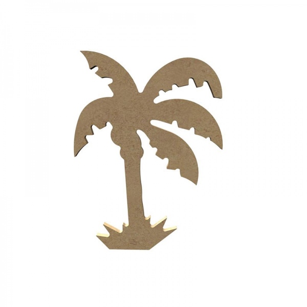 Dřevěný výřez k dekoraci Gomille, 15 cm – palma