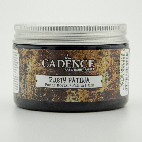 Patina rez Cadence Rusty patina, 150 ml - gray black, černošedá