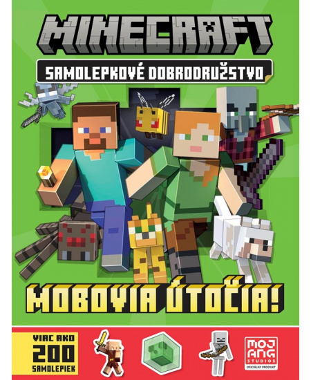 Minecraft - Samolepkové dobrodružstvo - Mobovia útočia!