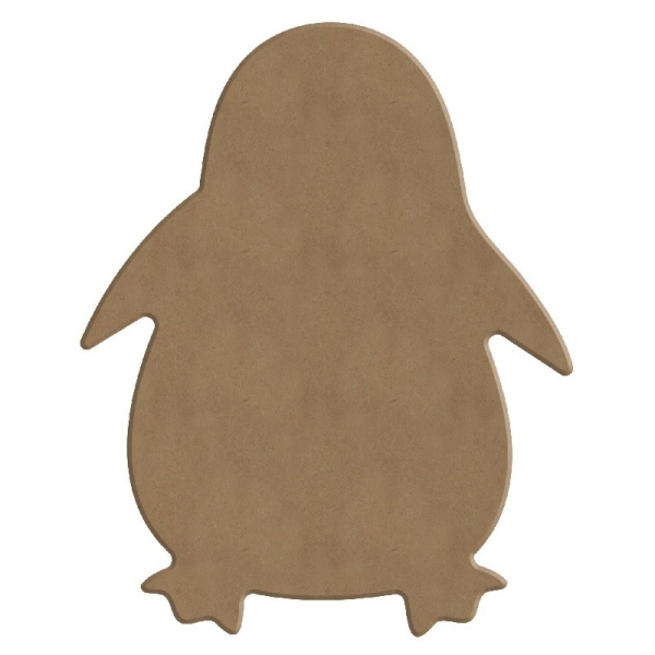 Dřevěný výřez k dekoraci Gomille, 15 cm – tučňák malý