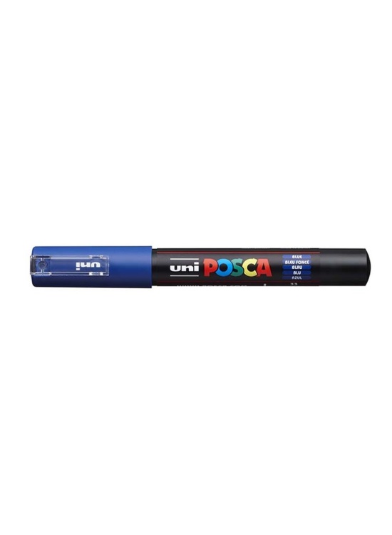 POSCA akrylový popisovač - modrý 0,7 - 1mm