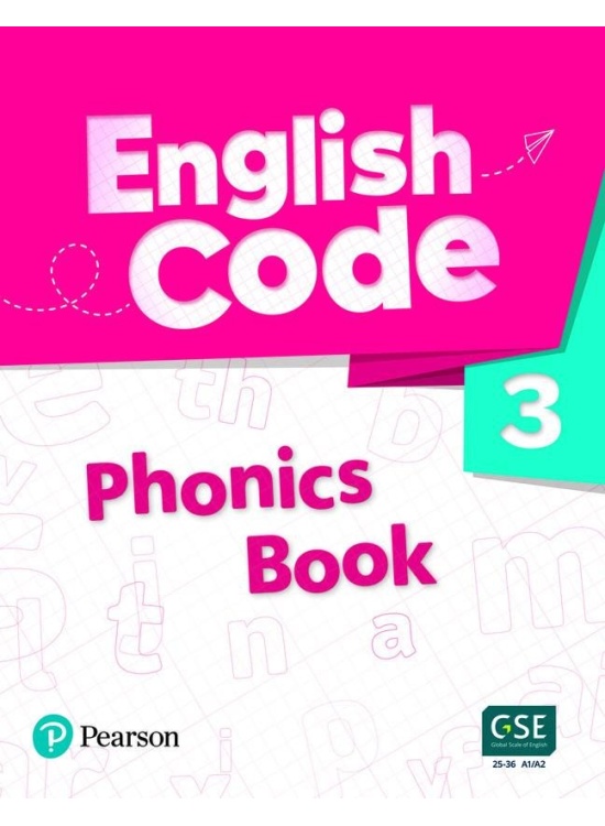 English Code 3 Phonics Book with Audio & Video QR Code