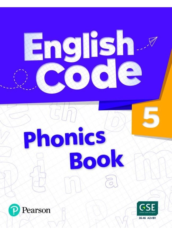 English Code 5 Phonics Book with Audio & Video QR Code