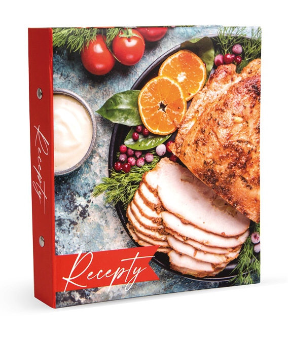Kniha na recepty karis - Motiv jídlo