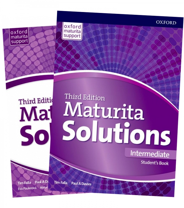 Maturita Solutions 3rd Edition Intermediate Student´s Book + Workbook CZ balíček