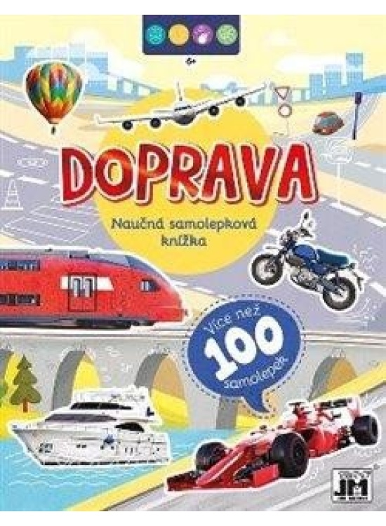 Naučná samolepková knížka Doprava