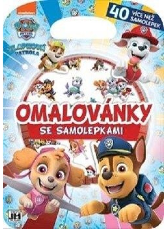 Tlapková patrola - Omalovánky se samolepkami