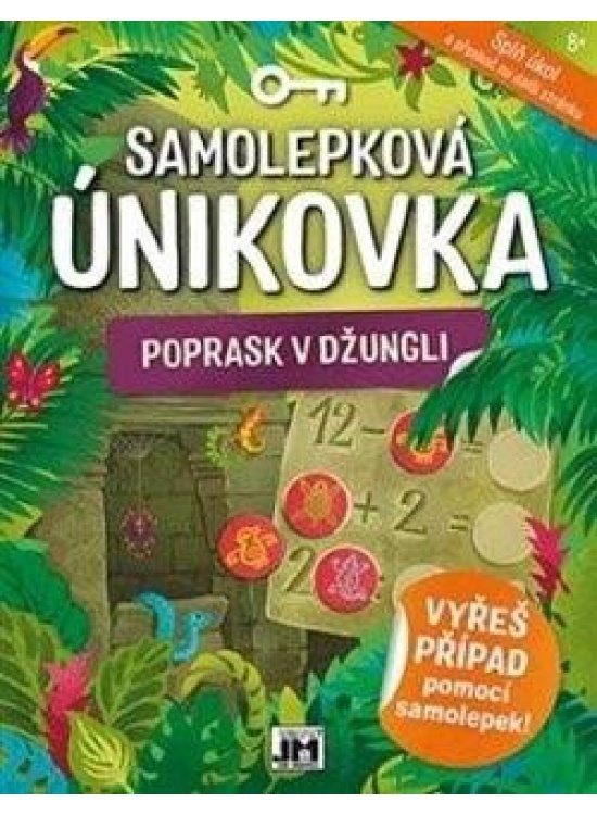 Samolepková únikovka Poprask v džungli