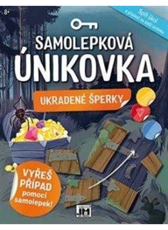 Samolepková únikovka Ukradené šperky