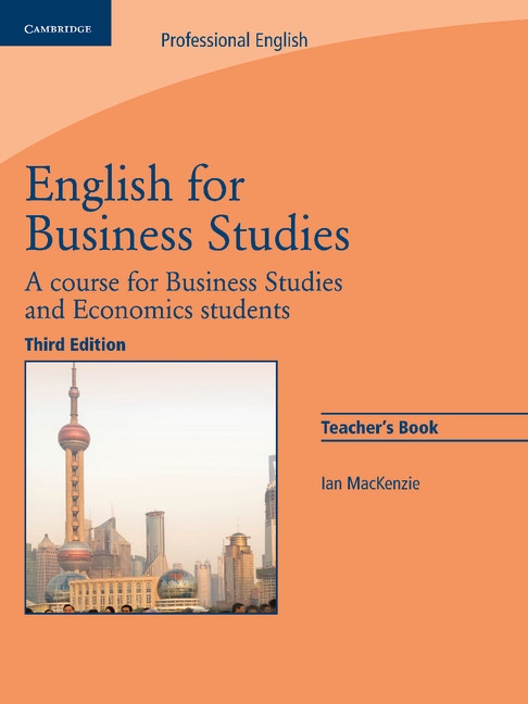 English for Business Studies 3rd Edition Teacher´s Book