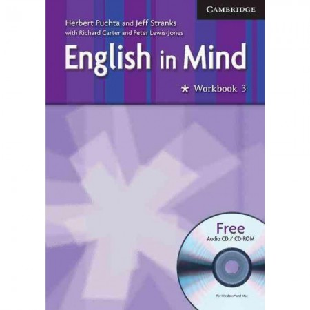 ENGLISH IN MIND 3 WORKBOOK WITH AUDIO CD/CD-ROM : 9780521750653