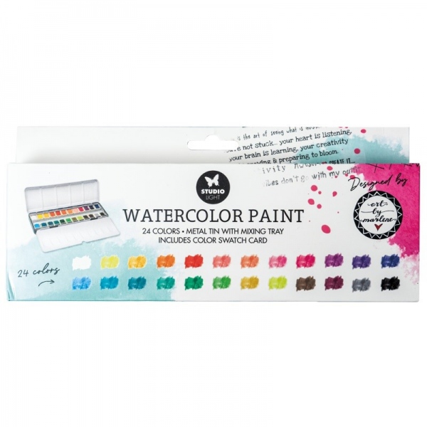 Akvarelové barvy Art by Marlene – 24 barev