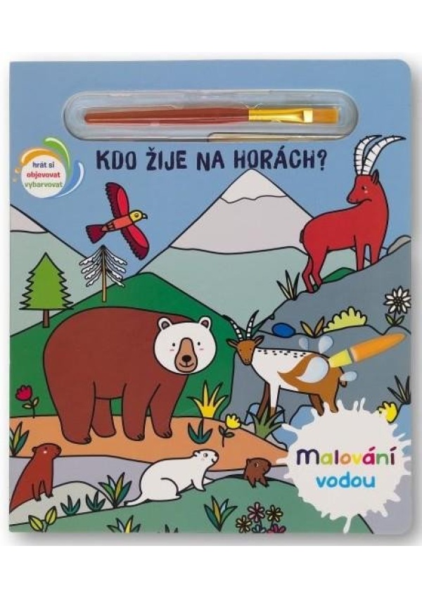 Kdo žije na horách? - Malování vodou