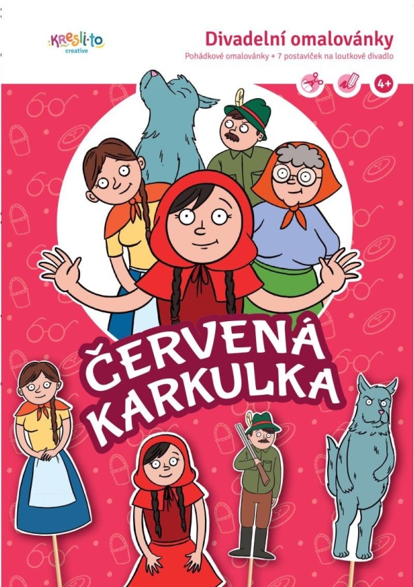 Divadelní omalovánky / Červená Karkulka