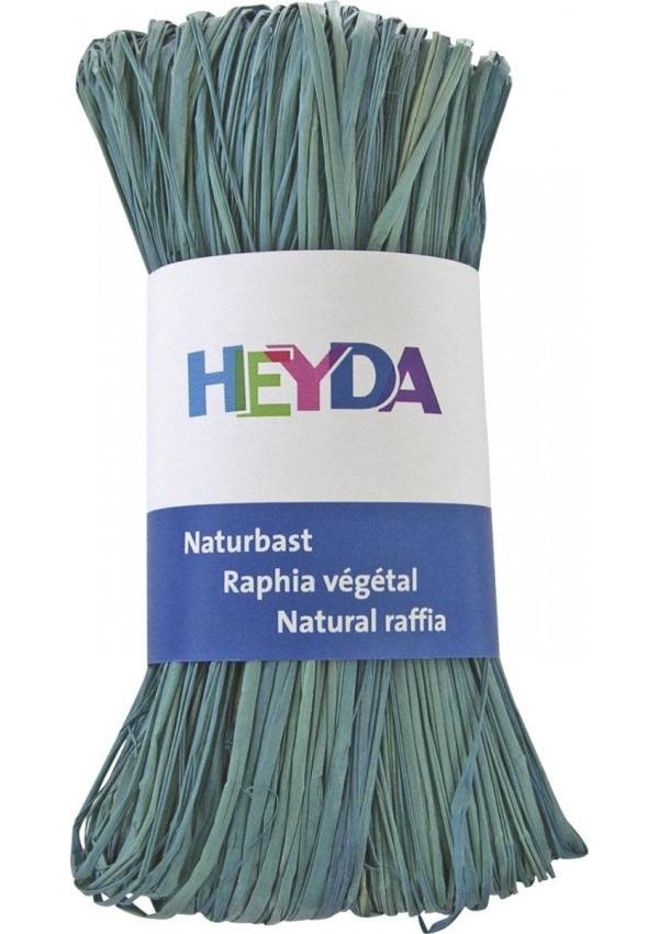 HEYDA Přírodní lýko - pastelově modré 50 g
