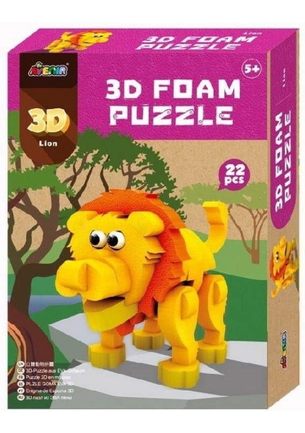 Avenir 3D pěnové puzzle - Lev