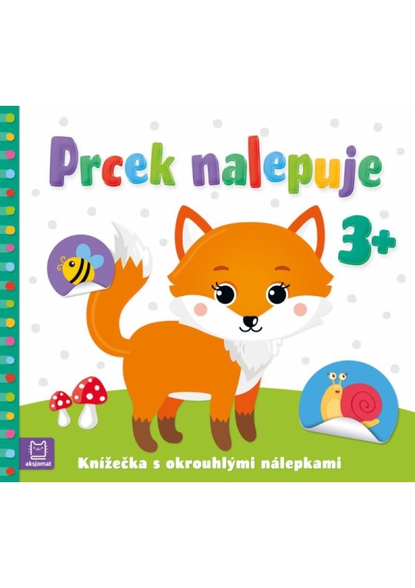 Prcek nalepuje 3+ / Knížečka s okrouhlými nálepkami