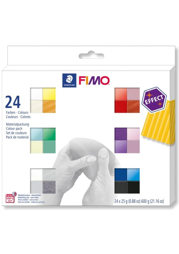 FIMO sada 24 barev x 25 g - Efekt Kreativní svět s.r.o.