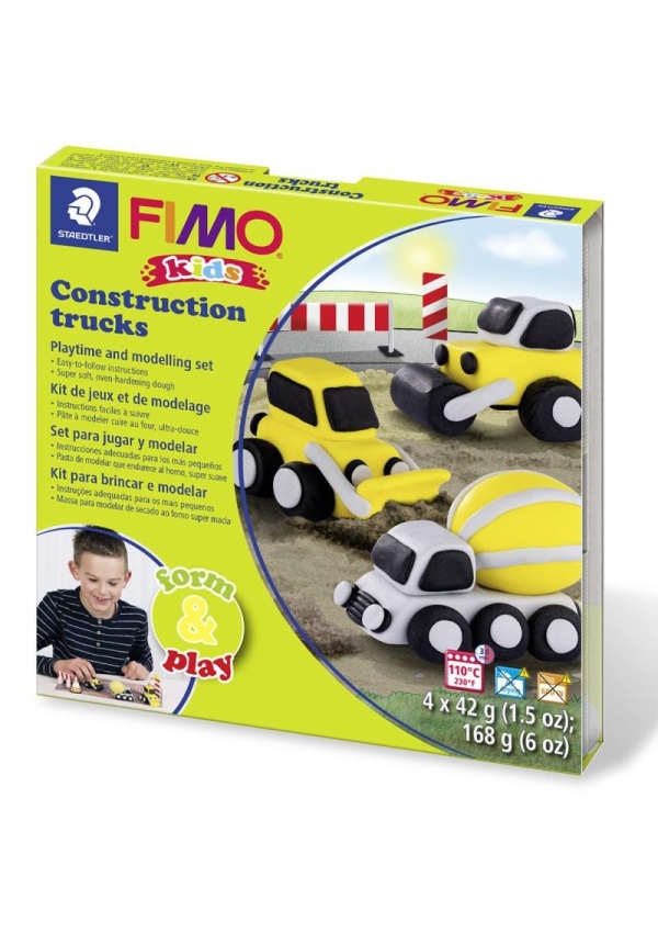 FIMO sada kids Form a Play - Stavební auta Kreativní svět s.r.o.