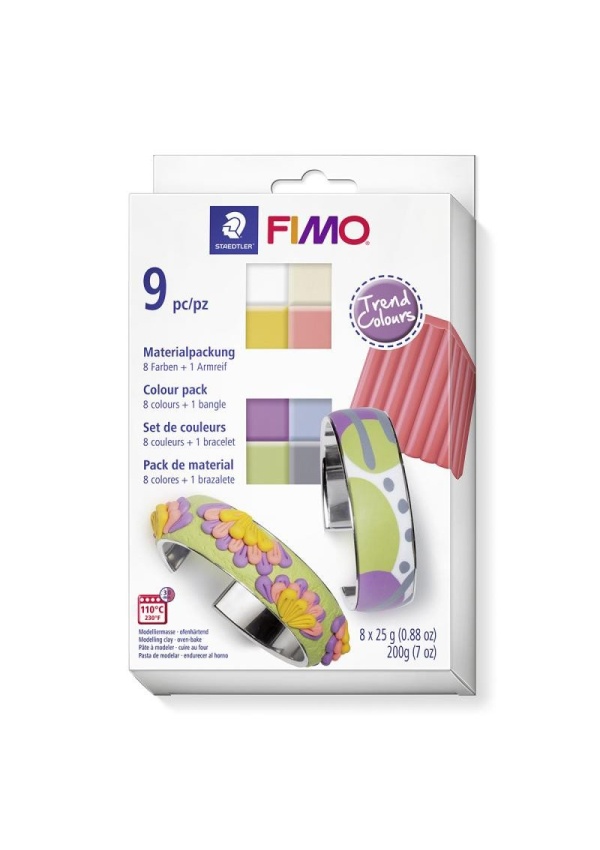 FIMO Soft sada 8+1 - trend colours Kreativní svět s.r.o.