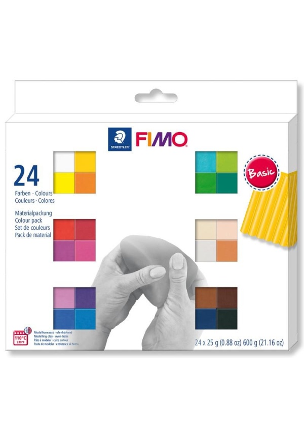 FIMO Soft sada 24 barev x 25 g - basic