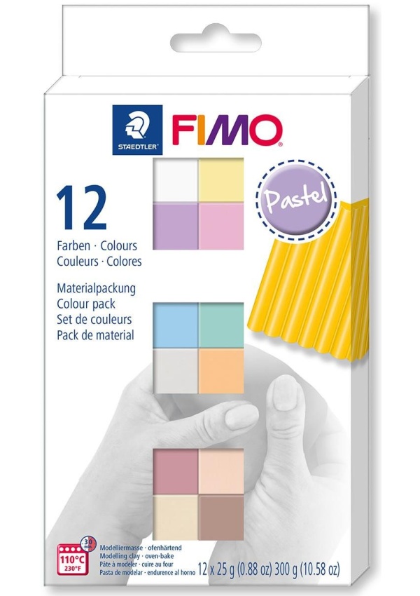 FIMO Soft sada 12 barev x 25 g - pastel Kreativní svět s.r.o.