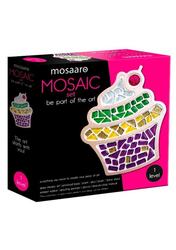 MOSAARO Sada na výrobu mozaiky - Cupcake