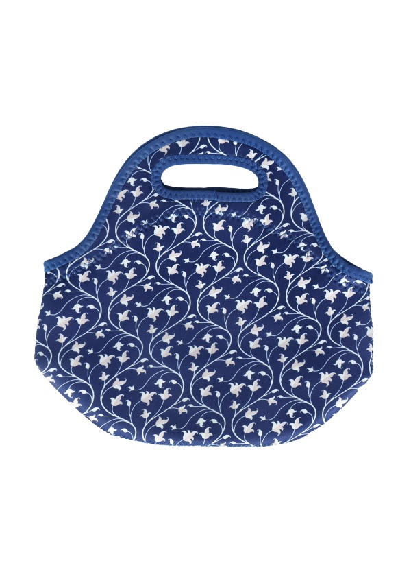 Svačinová taška - Modrý vzor ALBI