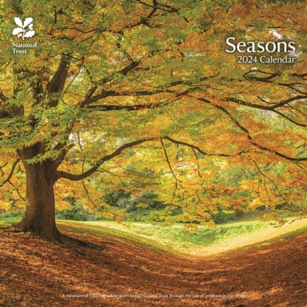 National Trust Seasons Square Wall Calendar 2024 Carousel Diaries