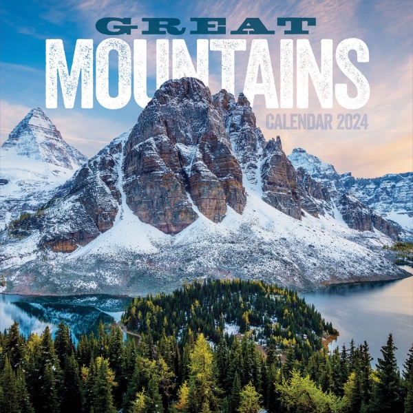 Great Mountains Square Wall Calendar 2024