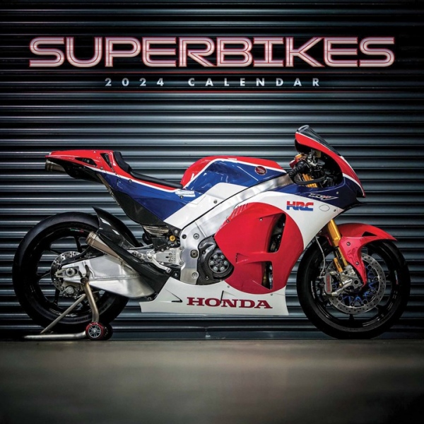 Superbikes Wiro Wall Calendar 2024