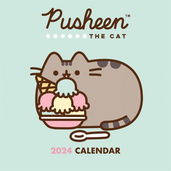 Pusheen 2024 Square Wall Calendar