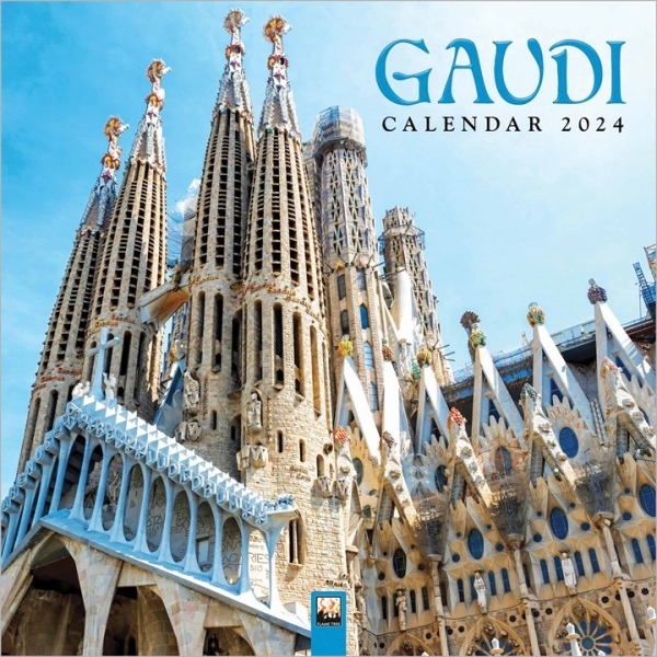 Gaudi Wall Calendar 2024 (Art Calendar)