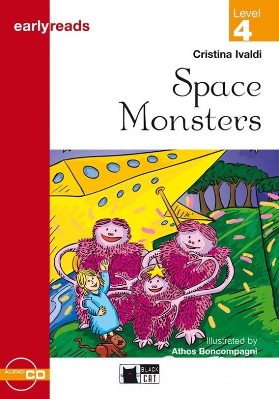 Black Cat SPACE MONSTERS + CD ( Early Readers Level 4)