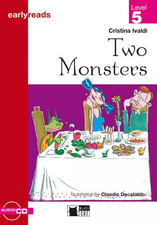 Black Cat TWO MONSTERS + CD ( Early Readers Level 5)