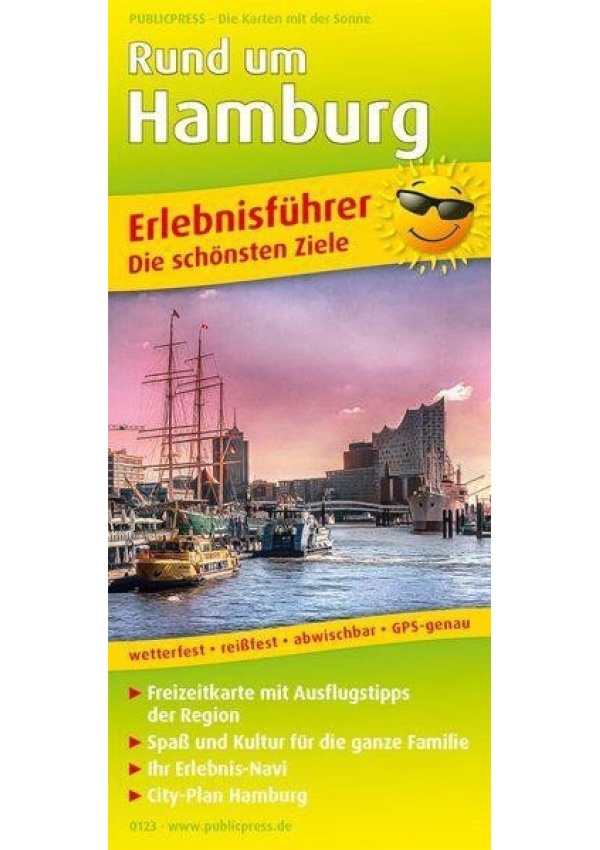 Okolí Hamburku 1:150 000 / mapa s průvodcem