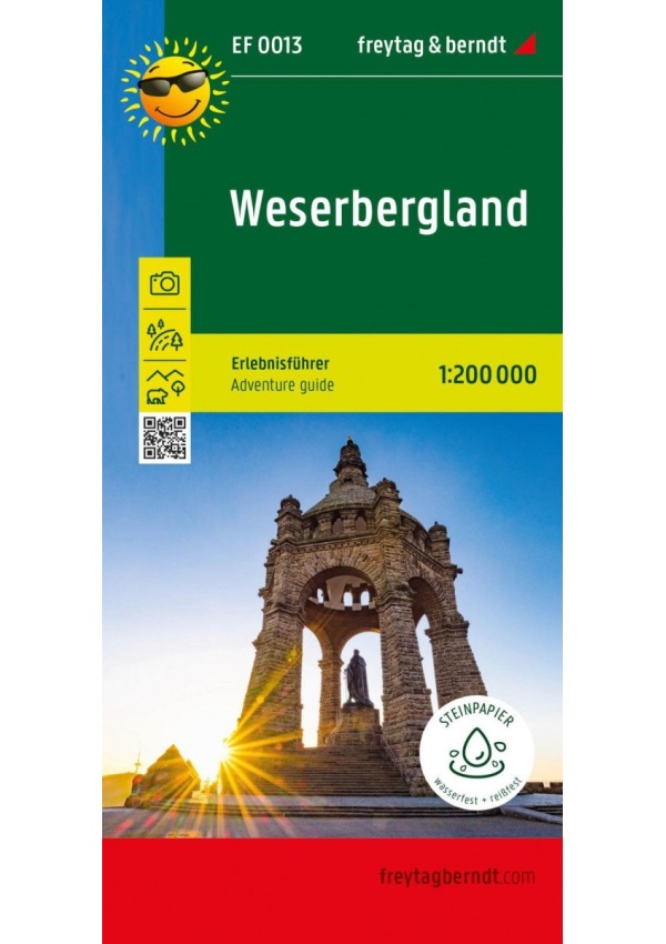 Weserbergland 1:200 000 / mapa s průvodcem